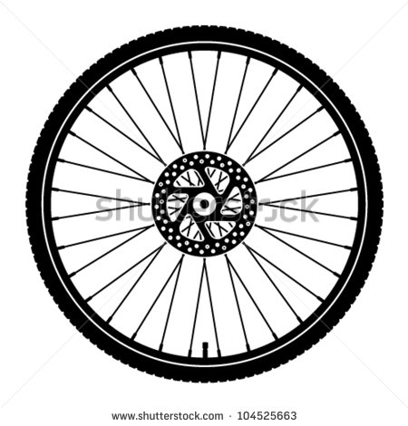 Bike Wheel Vector