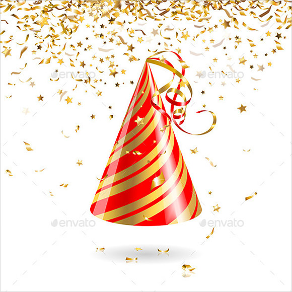 8 PSD Party Hats Images