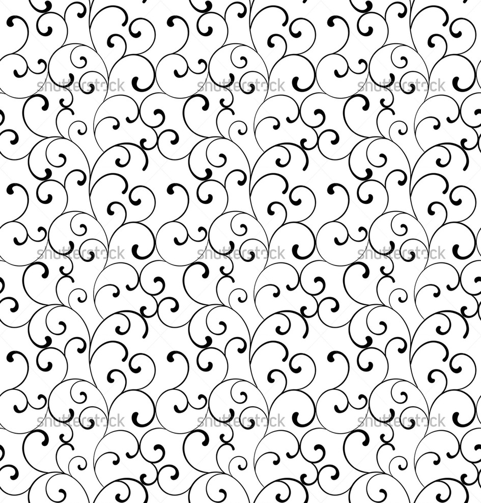 Black and White Swirl Pattern