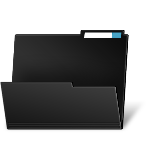 Black Folder Icon