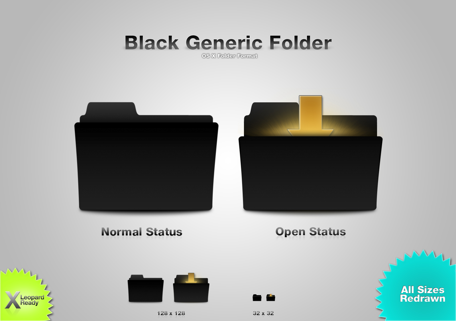 Black Folder Icon