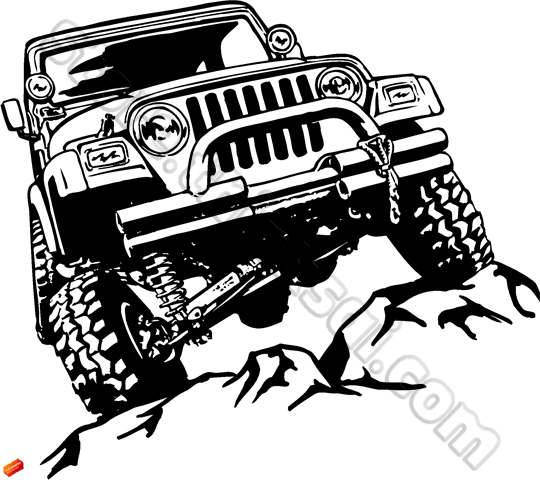 Black Jeep Clip Art