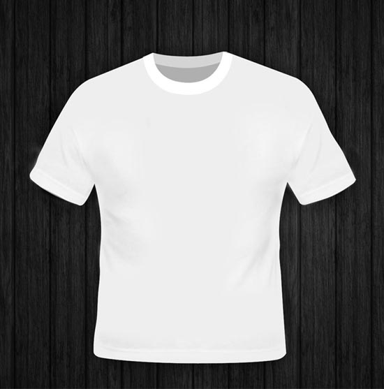 Black T-Shirt Mockup Template PSD