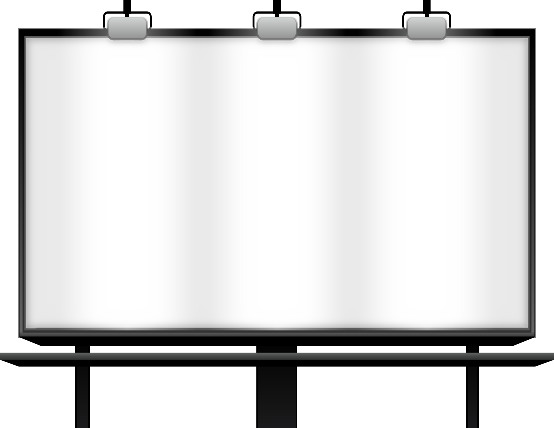 Blank Billboard Clip Art