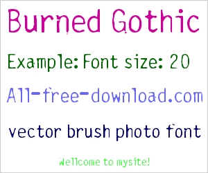 Burnt Wood Font Free