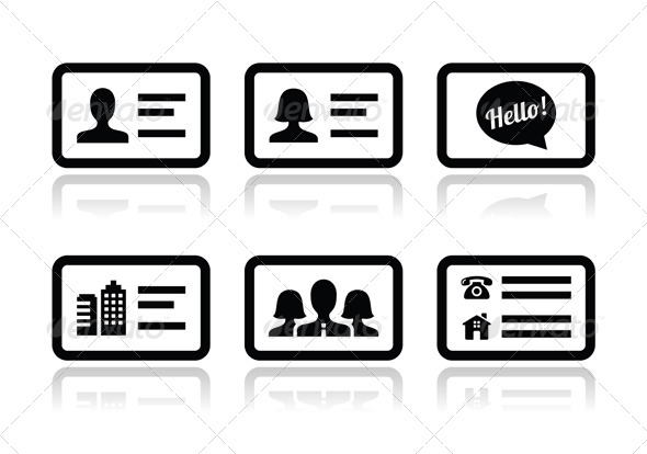 Business Card Icon