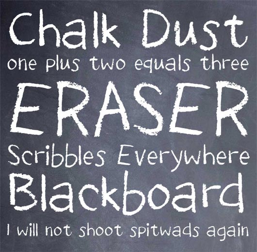 Chalkboard Fonts