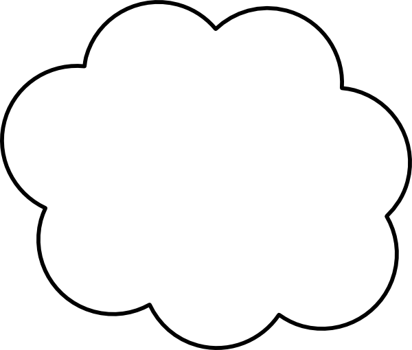 Cloud Outline Clip Art