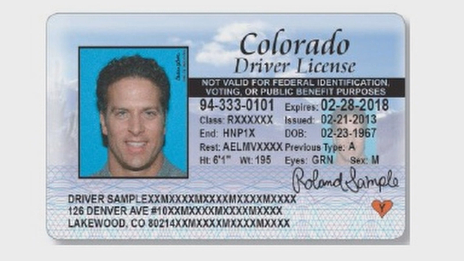 Colorado Drivers License