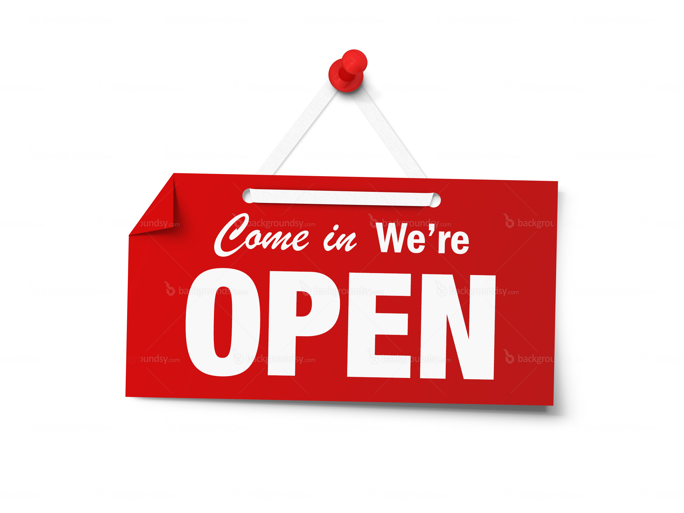 Come in We Are Open Sign Come in We Are Open Sign