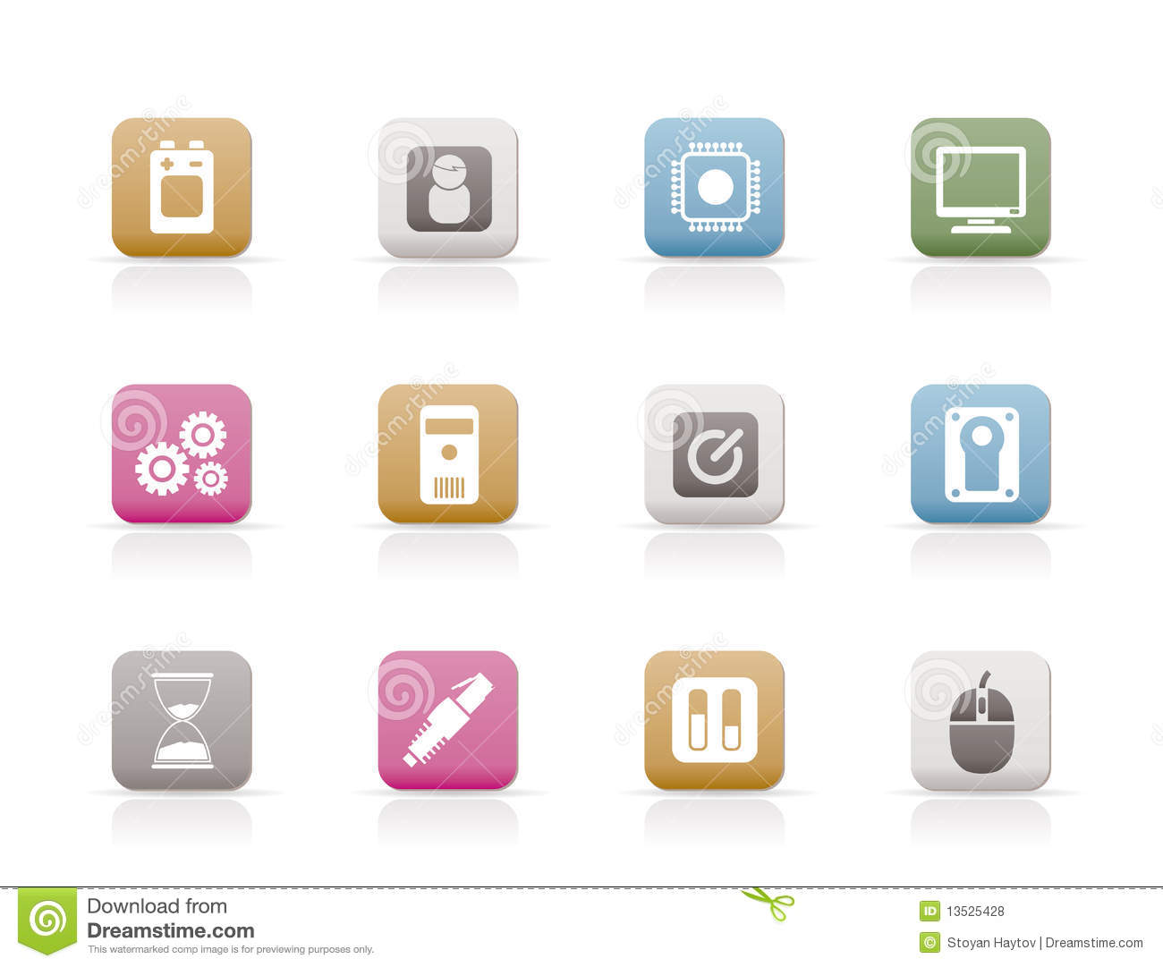 Computer and Phone Icons