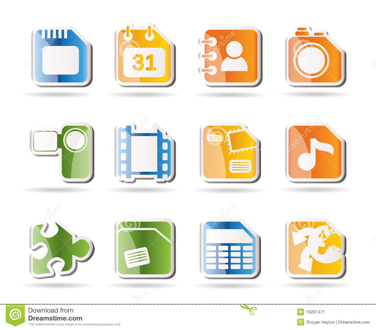 Computer and Phone Icons