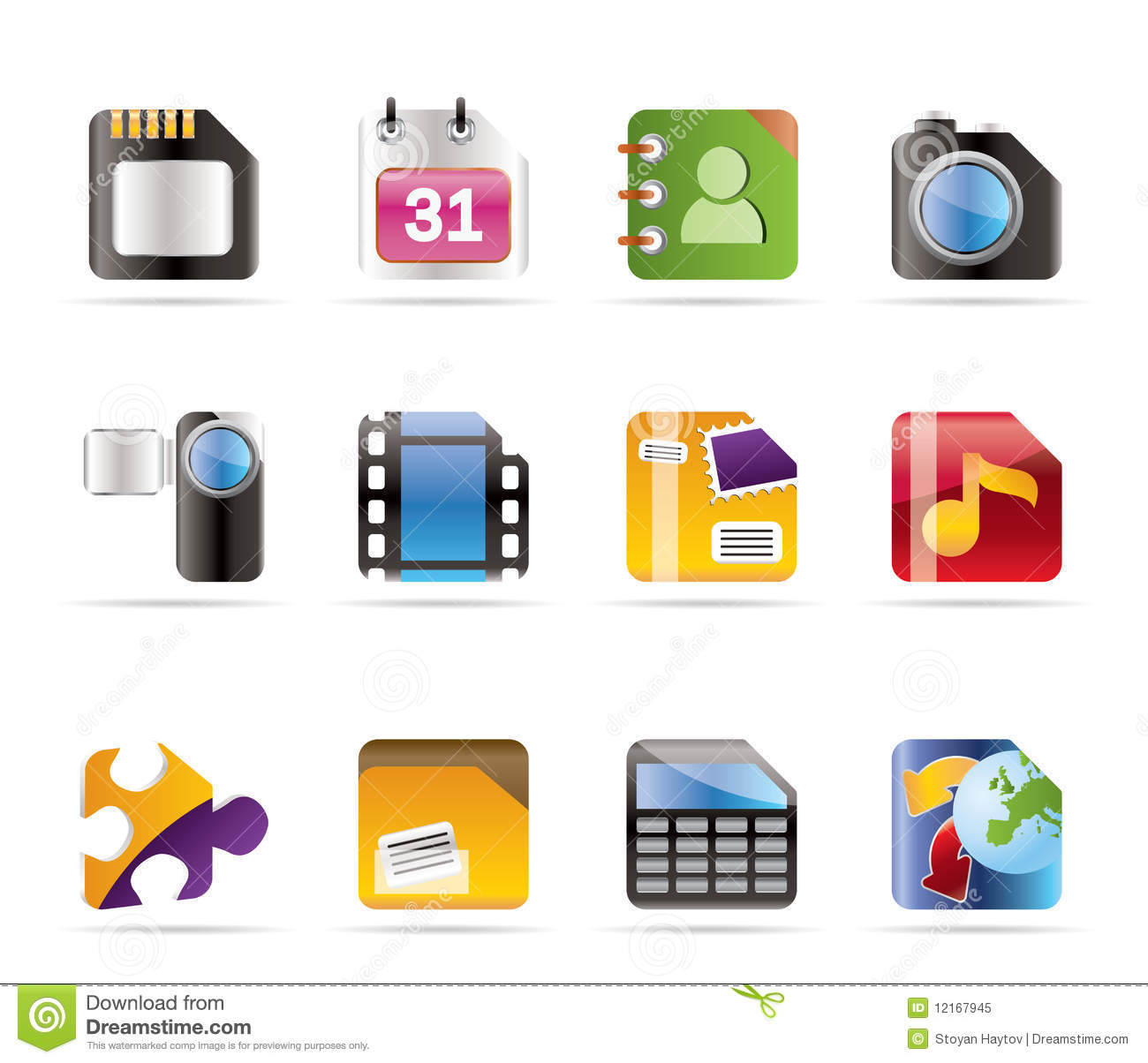 Computer and Phone Icons