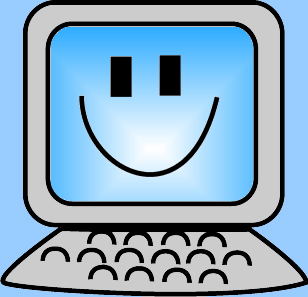 Computer Happy Face Clip Art