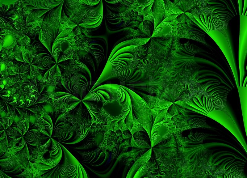 Cool Abstract Designs Green