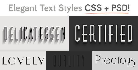 Cool CSS Text Styles