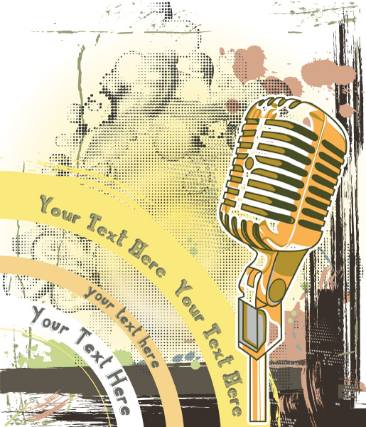 Creative Music Background Vector Creative Music Background Vector