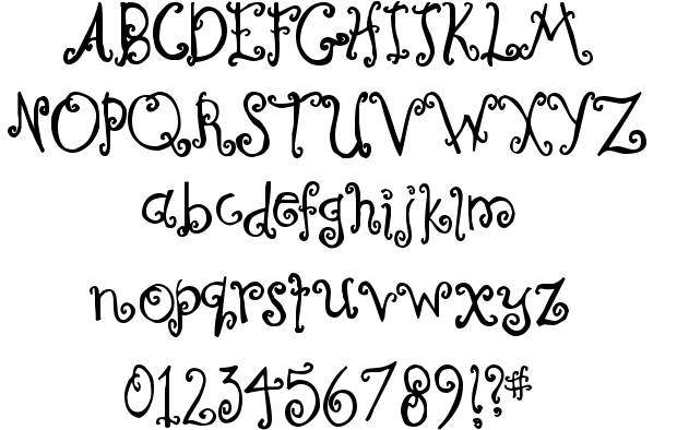 Curly Font Styles
