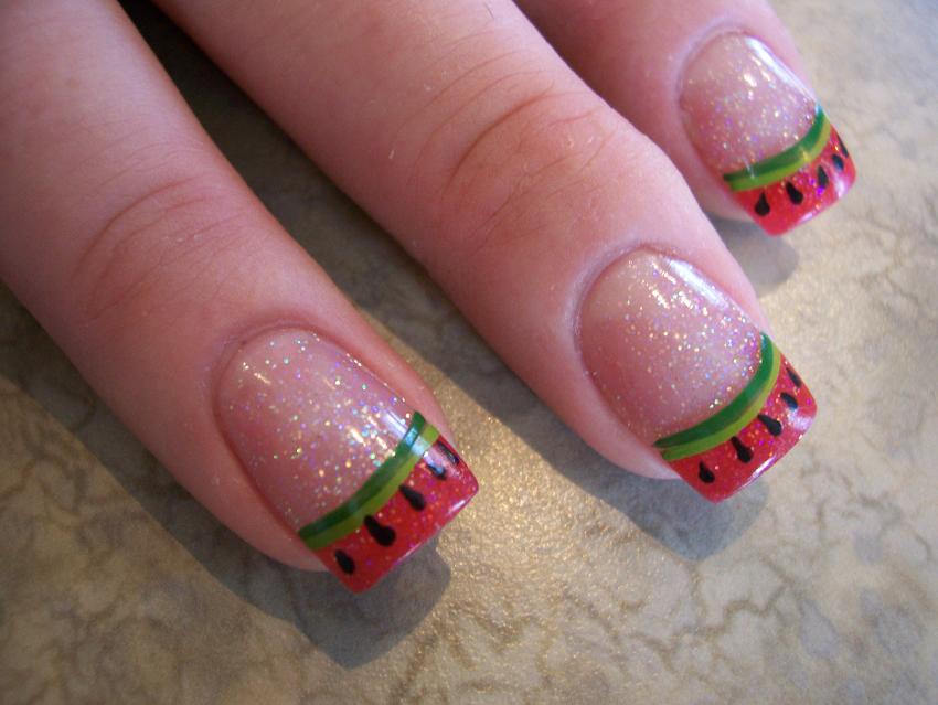 Cute Watermelon Nail Designs Cute Watermelon Nail Designs