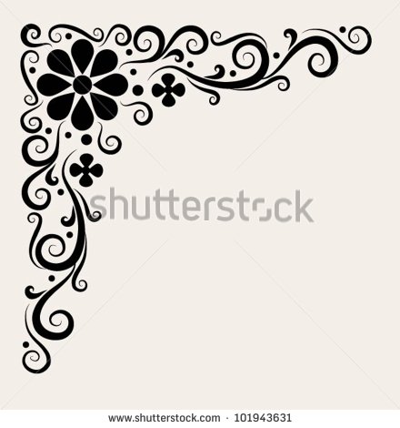 Decorative Corner Vector