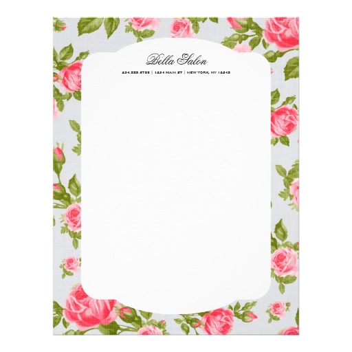 Elegant Vintage Floral Border