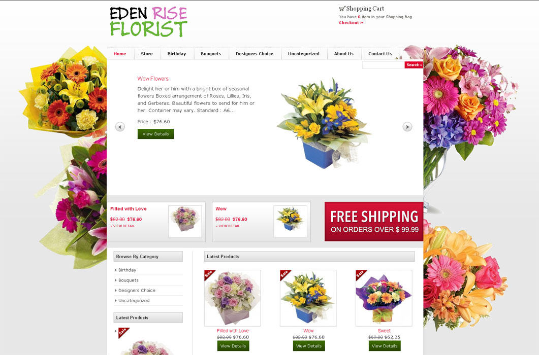 Florist Website Design