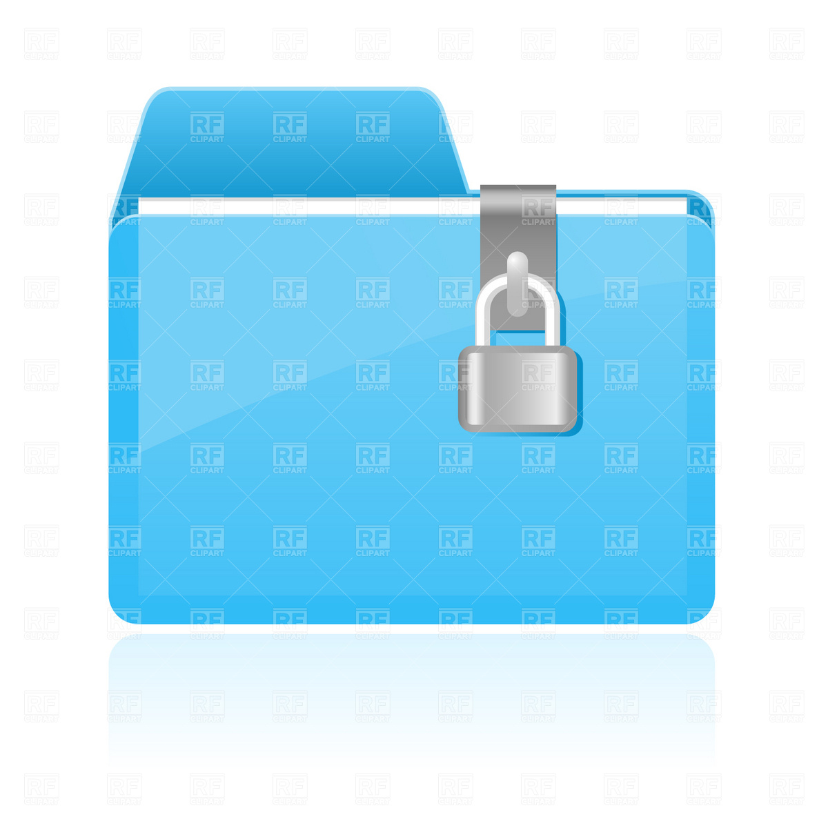 Folder Lock Icon Folder Lock Icon