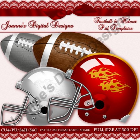 Football Helmet Template Photoshop