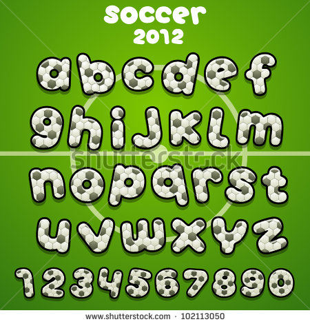 Football Letters Font