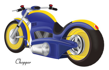 Free Chopper Motorcycle Vector