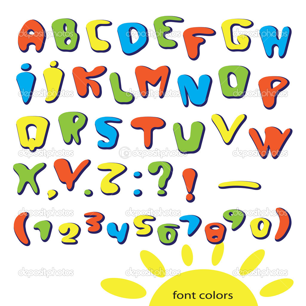 Free Clip Art Number Fonts