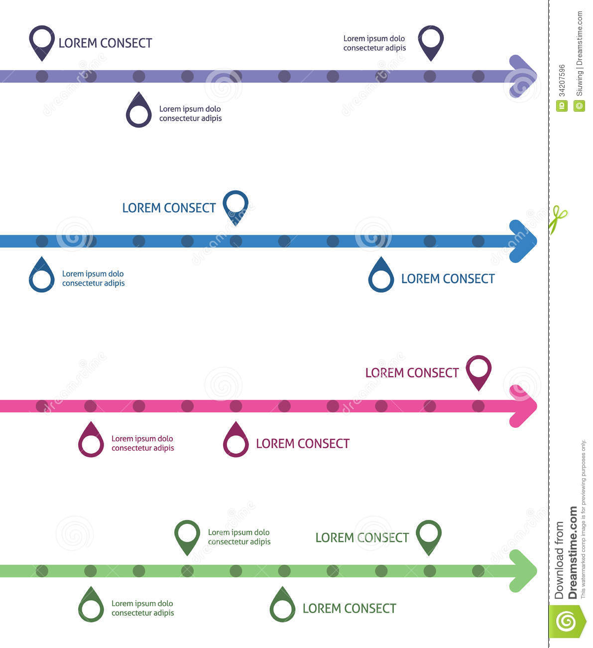 Free Infographic Templates Timeline