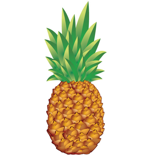 Free Pineapple Vector Graphic Design