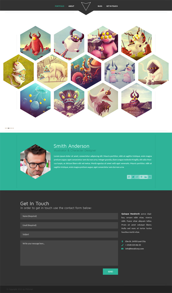 Free PSD Web Design Templates