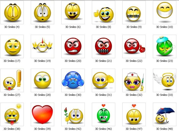 Free Smiley Faces Emoticons