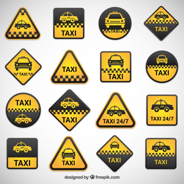 Free Taxi Vector Graphics