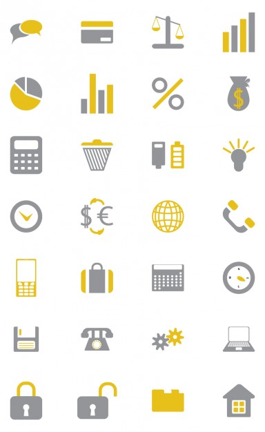 Free Vector Business Icon Set