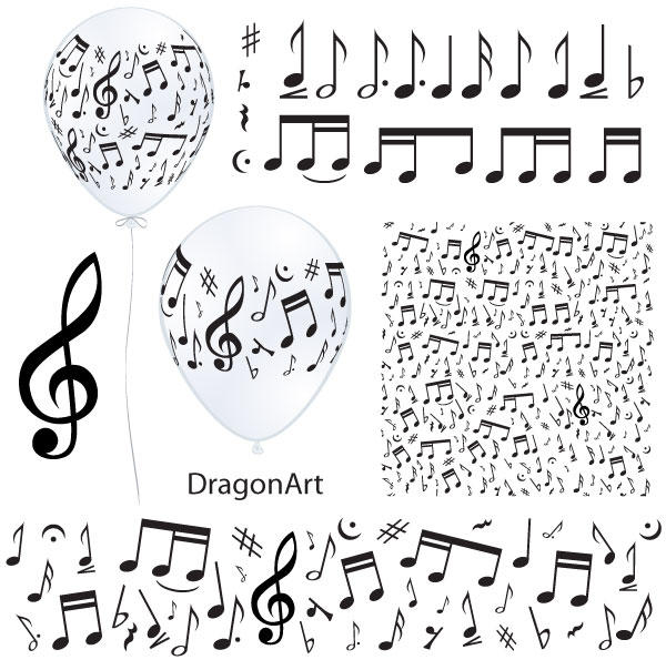 11 Photos of Music Outline Vector