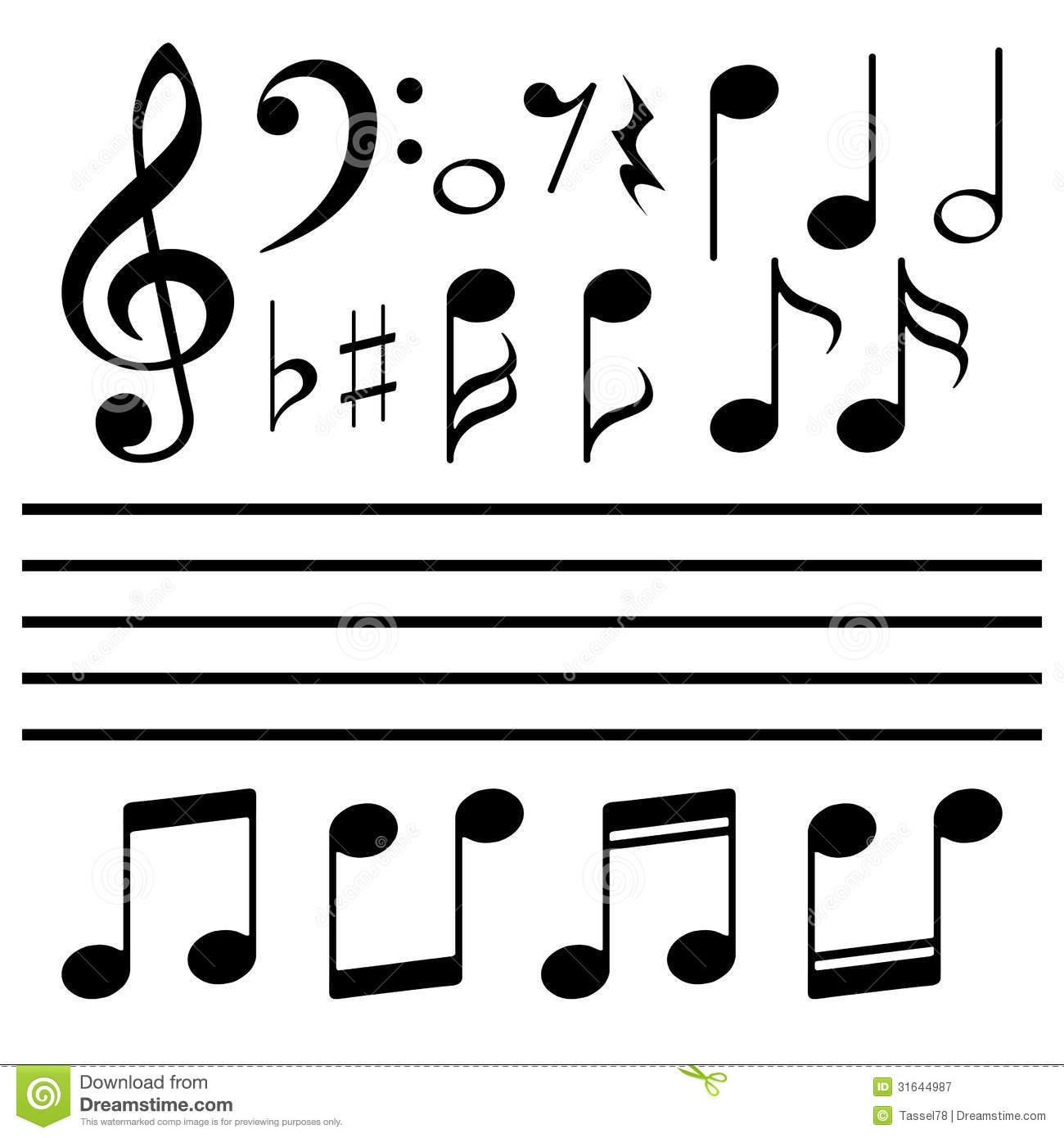 Free Vector Music Notes