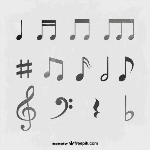 Free Vector Music Notes