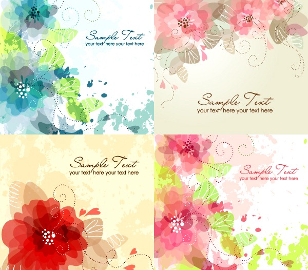 Free Vector Watercolor Flower