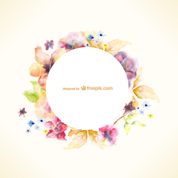 Free Vector Watercolor Flower