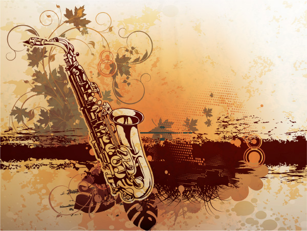 13 Vintage Music Vector Images