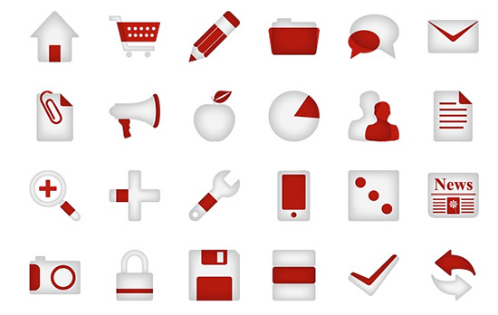Free Website Icons Red