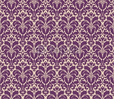 French Damask Seamless Background