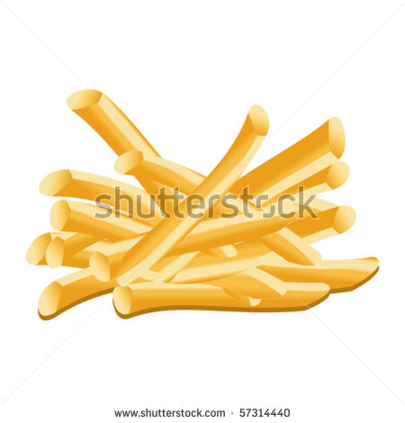 French Fries Vector