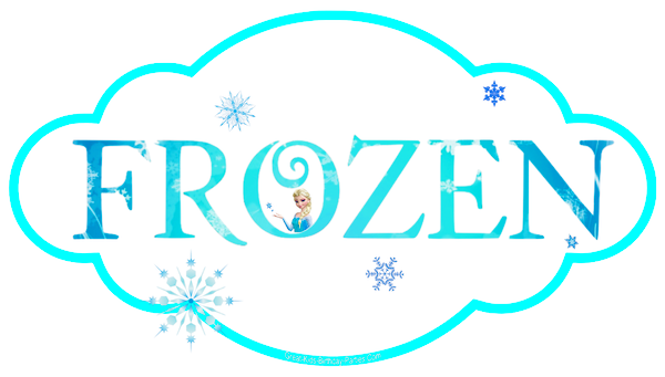 Frozen Disney Font Clip Art