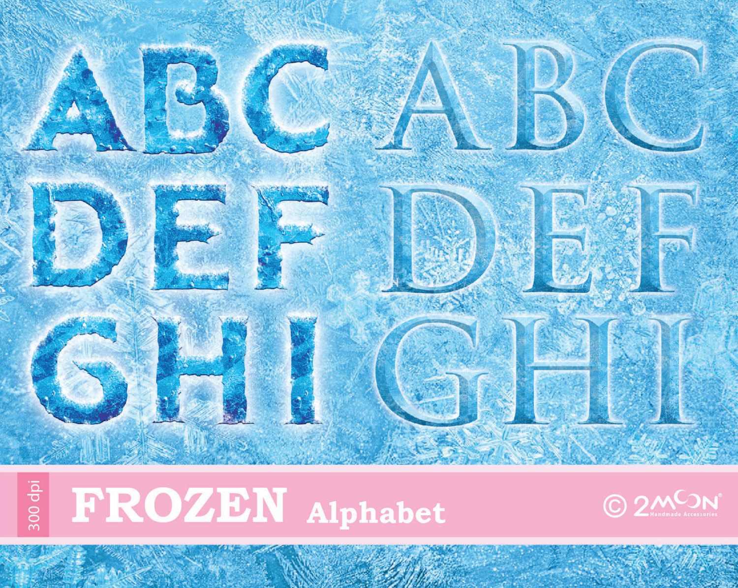 Frozen Disney Letter Font