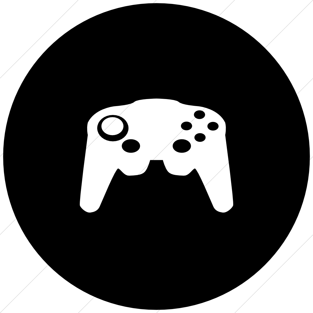 Game Controller Icon Black