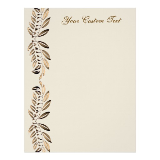 Gold Elegant Paper Borders